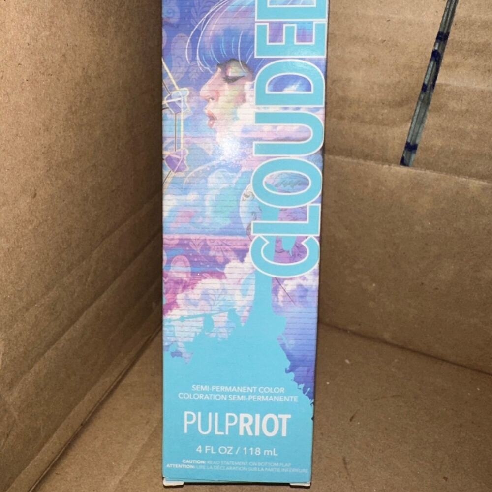 Pulp Riot Clouded Semi-Permanent Hair Color 4oz Blue Periwinkle Professional Dye - Picture 1 of 1